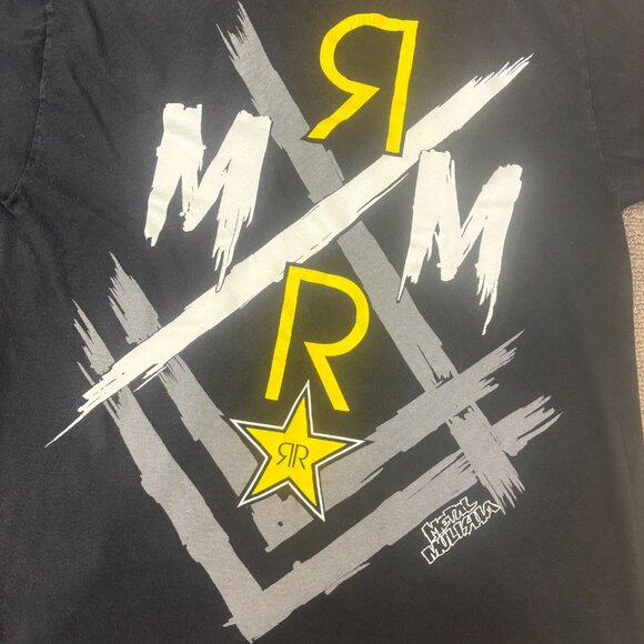 Vintage Metal Mulisha Shirt Cotton Crewneck Grapic Print Rockstar Energy Drink - Picture 6 of 12